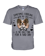 Papillon-NT127-For A Bad Day V-Neck T-Shirt tile