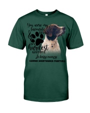 German Shorthaired Pointer-02-CS1389-My Hardest Premium Fit Mens Tee tile