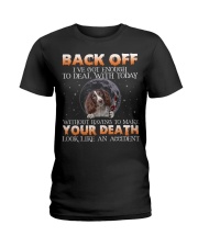 English Springer Spaniel-CS3704-Back Off-V3 Ladies T-Shirt tile
