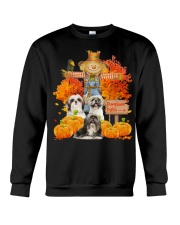 Shih Tzu-CS3123-Pumpkins patch Crewneck Sweatshirt tile