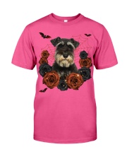 Miniature Schnauzer-CS3406-Rose And Dog-V3 Classic T-Shirt tile