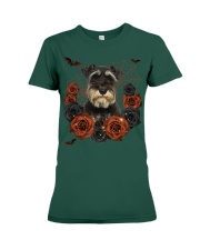 Miniature Schnauzer-CS3406-Rose And Dog-V3 Premium Fit Ladies Tee tile
