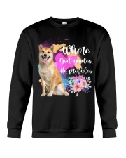 Shiba Inu-CS3913-God Guides-V2 Crewneck Sweatshirt tile
