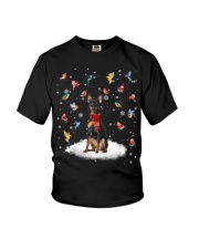 Miniature Pinscher-CS3701-Dog And Birds Youth T-Shirt tile