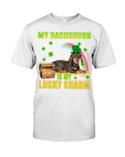 Dachshund-CS4143-Lucky Charm-V2 Classic T-Shirt front