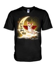 Chihuahua 2-CS3193-I Love You-V2 V-Neck T-Shirt tile