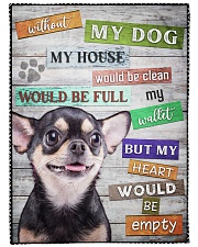 Chihuahua-BLK-NT234 Large Fleece Blanket - 60" x 80" front
