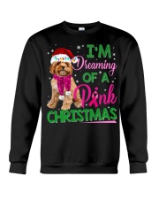 Cavoodle-CS3724-Pink Christmas Crewneck Sweatshirt tile
