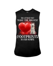 Berger Blanc Suisse-DN2037-Footprints-V2 Sleeveless Tee tile
