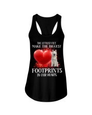 Berger Blanc Suisse-DN2037-Footprints-V2 Ladies Flowy Tank tile