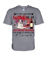 Australian Shepherd-CS4110-To Need You V-Neck T-Shirt tile