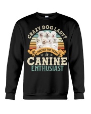 BichonFrise-CS2593-Crazy Dog Lady Crewneck Sweatshirt tile