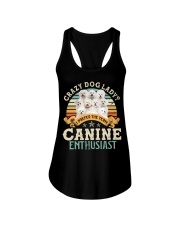 BichonFrise-CS2593-Crazy Dog Lady Ladies Flowy Tank tile