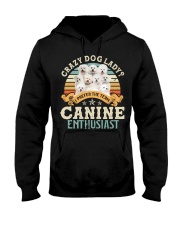 BichonFrise-CS2593-Crazy Dog Lady Hooded Sweatshirt tile