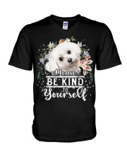 Maltese-02-DN1897-To Yourself V-Neck T-Shirt tile