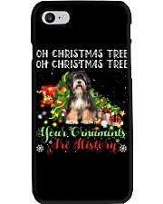Tibetan Terrier-CS3849-Christmas Tree-V2 Phone Case tile