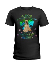Afghan Hound-DN1906-Loves You More Ladies T-Shirt tile