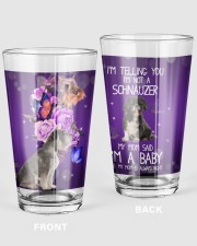 I'm Not A Schnauzer Pint Glass tile