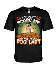 Berger Picard-CS3917-Dog Lady V-Neck T-Shirt tile