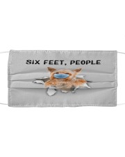 Yorkshire Terrier Six Feet People FM Cloth face mask front