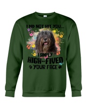 Bearded Collie-CS3242-Not Hit You Crewneck Sweatshirt tile