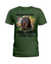 Bearded Collie-CS3242-Not Hit You Ladies T-Shirt tile