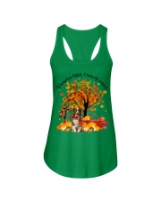 Border Collie-CS3394-Pumpkin Kisses Ladies Flowy Tank tile