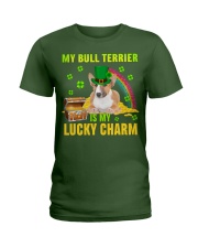 Bull Terrier-CS4143-Lucky Charm-V2 Ladies T-Shirt tile