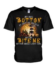 Russkiy Toy-DN2256-My Nice Button V-Neck T-Shirt tile