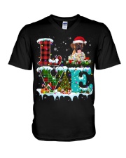 Boxer-DN2314-Love Christmas-V2 V-Neck T-Shirt tile