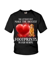 Golden Retriever-DN2037-Footprints-V2 Youth T-Shirt tile