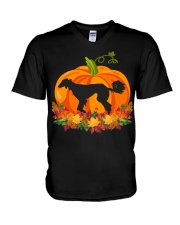 Saluki-CS3218-Pumpkin V-Neck T-Shirt tile