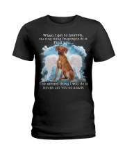 Rhodesian Ridgeback-CS3351-I Get To Heaven Ladies T-Shirt tile