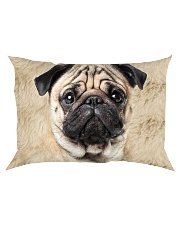 Pug-Face and Hair Rectangular Pillowcase thumbnail