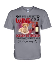 Golden Retriever-CS4110-To Need You V-Neck T-Shirt tile
