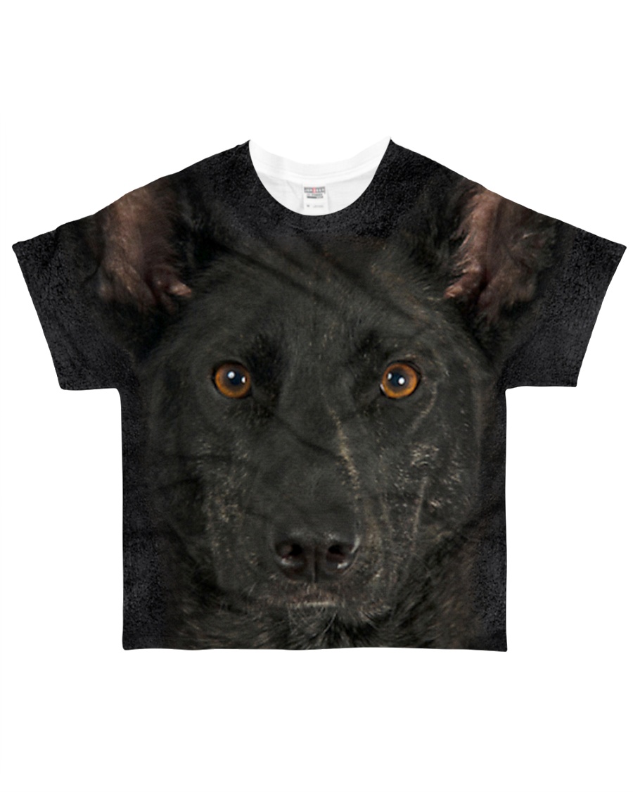 Dutch Shepherd-Face and Hair All-over T-Shirt