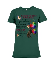 Dutch Shepherd-CS3132-I'm Just A Dog Premium Fit Ladies Tee tile