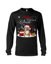 English Bulldog -CS3656-Christmas Long Sleeve Tee tile