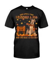 Airedale Terrier-CS3073-I Rescued Premium Fit Mens Tee tile