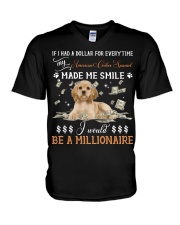 American Cocker Spaniel-CS3957-Made Me Smile-V2 V-Neck T-Shirt tile