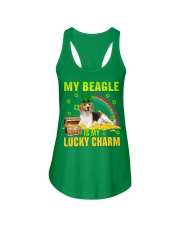 Beagle-CS4143-Lucky Charm-V2 Ladies Flowy Tank tile