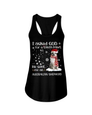 Australian Shepherd-CS3837-I Asked God-V3 Ladies Flowy Tank tile