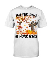 Fox Terrier-CS3252-Fall For Jesus Classic T-Shirt front