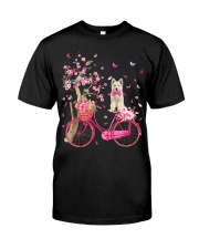 Berger Blanc Suisse-CS3104-Dog And Bicycle Premium Fit Mens Tee tile