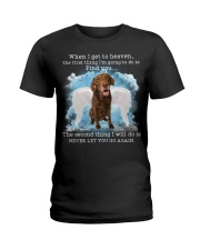 Chesapeake Bay Retriever-CS3351-I Get To Heaven Ladies T-Shirt tile