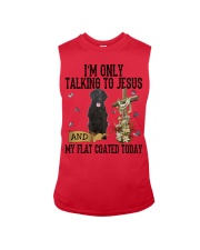 Flat Coated-CS2471-Talking To Jesus Sleeveless Tee tile