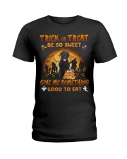 Flat Coated-CS3228-Trick Or Treat Ladies T-Shirt tile