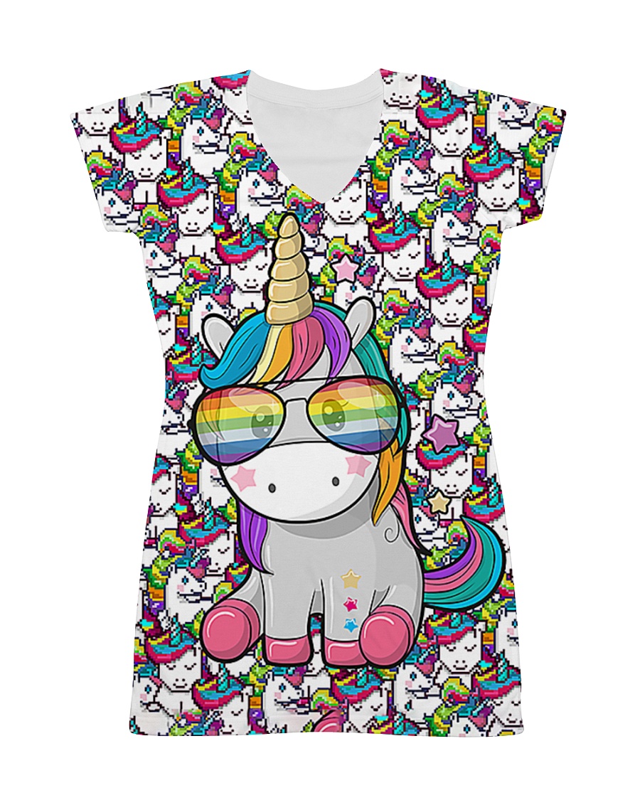 Unicorn - Pixel All-over Dress