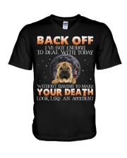 Shar Pei-CS3704-Back Off-V3 V-Neck T-Shirt tile