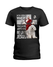 Bichon Frise-CS3937-Be Like Jesus Ladies T-Shirt tile